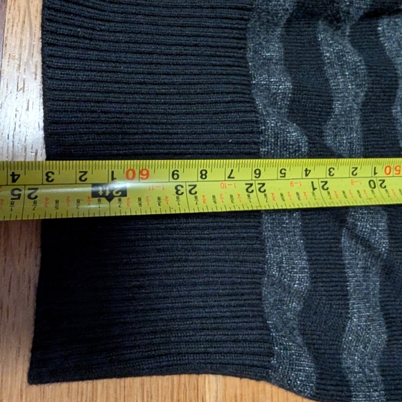 Men's Zip Up Cardigan,XL - Picture 9 of 10